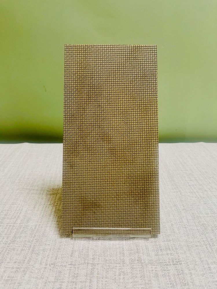 Antique Bronze Woven Texture Liquid Metal Panel