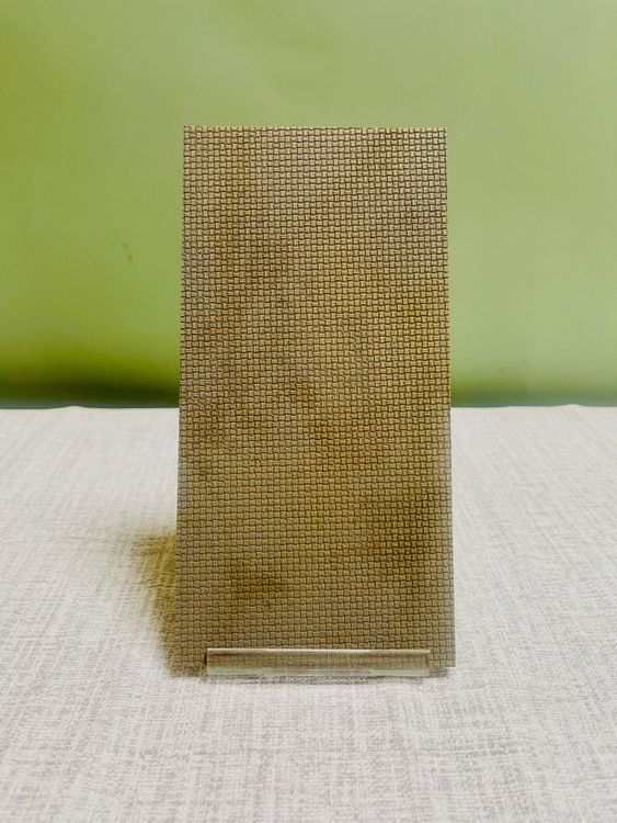 Antique Bronze Woven Texture Liquid Metal Panel